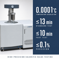 Calorímetro Automático U-Therm ISO 1928 ASTM D5865, Instrumento de Análisis del Valor Calorífico con Precisión del 0.1% para Pruebas de Carbón