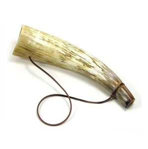 Corne à souffler de buffle 100 % naturelle de qualité supérieure, forme naturelle - Product Image 3