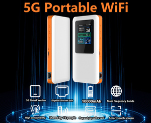 Kingtop 10000MAh Túi 5G Wifi <span class=keywords><strong>Router</strong></span> Với Khe Cắm Thẻ <span class=keywords><strong>Sim</strong></span> 300Mbps Không Dây Thời Gian Dài Pin Cho Dữ Liệu Sử Dụng - Product Image 2