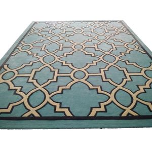 Tapis tuftés à la main en laine de luxe Artisans Tapis de salon brodés à la main Fourniture d'usine de haute qualité pour la prière de cuisine - Product Image 1