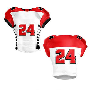 Pantalones cortos transpirables de uniforme de fútbol americano de poliéster 100% totalmente personalizados con nombre de equipo para adultos unisex de talla grande - Product Image 5