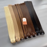 Le luxe 100% d'Azhair Company extensions de cheveux humains vietnamiens trame droite soyeuse dans le prix