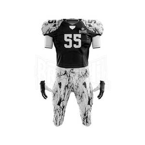 Mangas cortas personalizadas de alta calidad, tu propio uniforme de fútbol americano, servicio OEM, uniforme de fútbol americano para hombres - Product Image 5