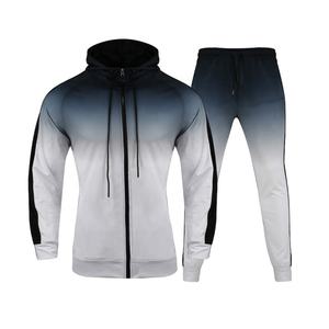 2023ชุดวอร์มสองชิ้นของผู้ชายชุดวอร์มมีซิปพิมพ์ลายโลโก้ออกแบบได้ตามต้องการใหม่ล่าสุด - Product Image 5