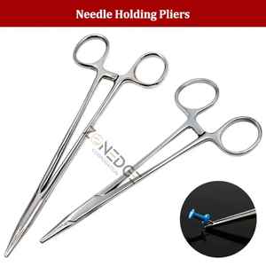 ที่ใส่เข็ม Mayo Hegar แบบตรงขนาด18ซม. เย็บแผลเครื่องมือผ่าตัดทำจากสเตนเลสสตีล - Product Image 2