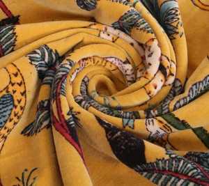 <span class=keywords><strong>Safari</strong></span> di lusso Vintage Boho giallo stampa animalier cotone velluto <span class=keywords><strong>tende</strong></span> mantovane formato personalizzabile prezzo all'ingrosso - Product Image 4