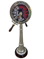 Sculpture de Télégraphe Antique Traditionnelle Dorée en Laiton Massif Poli de 36'' Faite à la Main, de Haute Qualité, pour Décoration Intérieure