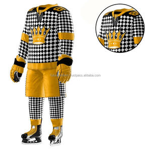 Nom de l'équipe personnalisé Uniforme de hockey sur glace Nouveau style Ensemble fait en polyester quantité minimale de commande bas avec conception OEM - Product Image 3