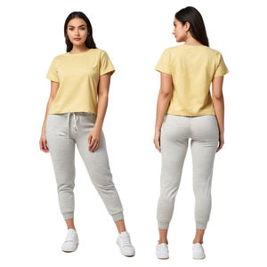 Elegante conjunto de parte inferior superior para mujer con tela suave transpirable, colores de moda y diseño elegante para uso diario, viajes, descanso - Product Image 6