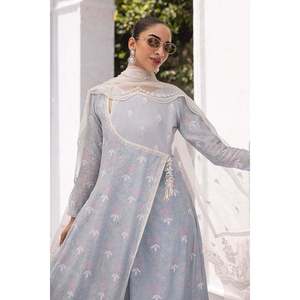 Ensemble de robe Solene Kalidar et dupatta en mousseline de soie - Product Image 2