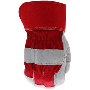 Guantes de cuero de una sola Palma Acabado de piel de vaca Durable Antideslizante Ignífugo Anti-calor Guantes de una sola Palma personalizados de Pakistán - Product Image 3