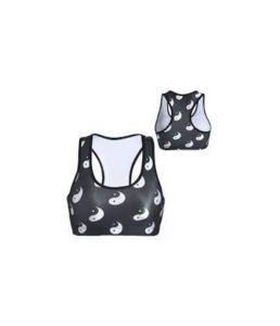 Sujetador deportivo con estampado de grulla para mujer, acolchado, Fitness, Yoga, correr, entrenamiento, Tops, talla grande, ropa de ejercicio transpirable de talla grande, personalizada - Product Image 6