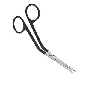 Ciseaux nasaux chirurgicaux industriels de la meilleure qualité Ciseaux de chirurgie en plastique à angle lisse en acier inoxydable noir - Product Image 3