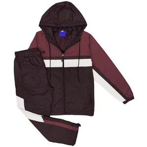 Custom Made Jogging Wind Breaker Suit Set Sports Wear Two Piece Windbreaker Suits for Men's Tracksuit - Product Image 6