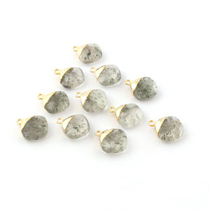 ขั้วต่อจี้ต่างหูควอทซ์ห่วงเดียวลายจุดธรรมชาติออกแบบได้ตามต้องการสำหรับเครื่องประดับการค้นหาชิ้นส่วนเครื่องประดับ - Product Image 5