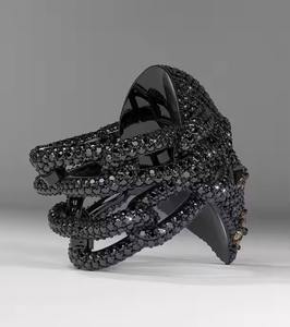 Designer Double Band Halo <b>Engagement</b> <b>Ring</b> with Diamonds <b>Unique</b> Wedding Gift for Luxury Jewelry Collection - Product Image 3