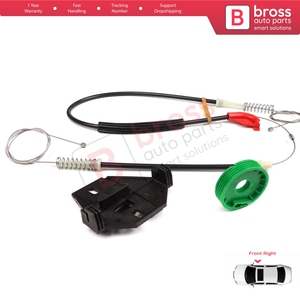 Kit di Riparazione Alzacristalli BWR5063 Anteriore Destro per Transporter <span class=keywords><strong>T4</strong></span> MK4 Eurovan <span class=keywords><strong>Caravelle</strong></span> 1990-2003 7D0959802 - Product Image 5