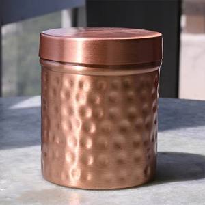 กล่องใส่อาหารชุบทองแดง ปลอดภัยสำหรับอาหาร ใช้สำหรับใส่เครื่องเทศในครัว กล่องใส่น้ำตาล กล่องใส่เครื่องดื่ม ใช้ในบ้าน ตั้งแคมป์ ฯลฯ - Product Image 2