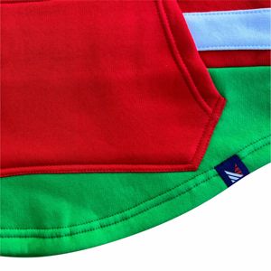 Santa Claus Merry <b>Christmas</b> Heavy Fleece Unisex Hockey <b>Hoodie</b> with Custom Brand Label & Logo - Product Image 6