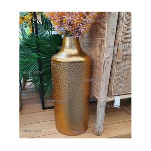 Juego de 3 Jarrones de Flores de Diseño en Color Dorado para Centros de Mesa de Boda, Jarrones de Flores de Diferentes Tamaños para Mesa Auxiliar, Más Vendidos - Product Image 4