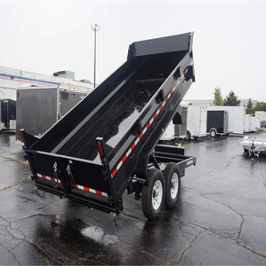 Heavy Duty 10 Ton Farm Dump <b>Trailer</b> 20000 lbs Capacity Agricultural Tipping <b>Trailer</b> - Product Image 1