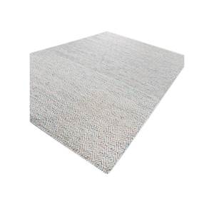 พรมจาไพร US-Abrash สีน้ำเงิน ลายเรียบ ทอจากขนสัตว์และใยวิสโคส ลายเรขาคณิต รุ่น ADWV-13047 สำหรับใช้ในบ้าน - Product Image 2