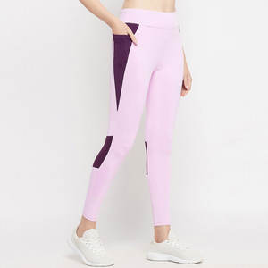 Women's <b>High</b> Elastic Nylon Spandex Seamless Exercise Pants Breathable Soft Booty <b>Leggings</b> Solid Small XL Active OEM Single - Product Image 2