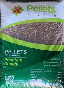 Pellets de madera económicos en Europa |   Pellets de madera premium, pellets de madera en bolsas de 15 kg |   Fábrica de Pellets de Madera - Product Image 2