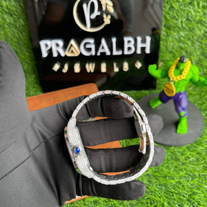 Reloj de Pulsera de Oro Amarillo con Moissanita para Hombre, Estilo Ejecutivo, Brillante como un Diamante, Resistente al Agua, de Acero Inoxidable, Diseño Urbano - Product Image 4