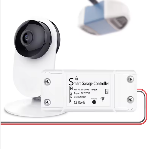 AG-security Universal WiFi Smart Garage Door Opener Controller System <3MP HD Video Camera 1 Year Warranty for Remote Monitoring
