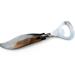 Sacacorchos y abridor de cuerno de búfalo hechos a mano de la mejor calidad, regalos sostenibles de estilo vikingo para cerveza y bebidas frías - Product Image 2