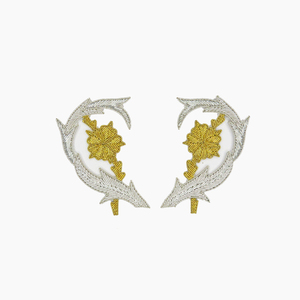 Broches de fil de lingot de tissu chenille brodé de meilleure qualité, couleur et taille personnalisées, service OEM, vente en gros à bas prix - Product Image 6