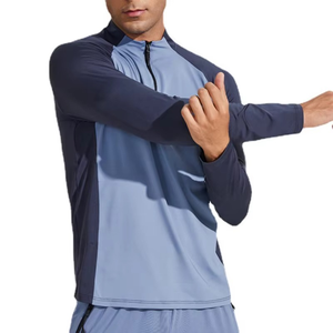 Sudadera de manga larga con cuentas bordadas de secado rápido para hombre, ropa de calle de Fitness, jersey de Golf, ropa deportiva - Product Image 6