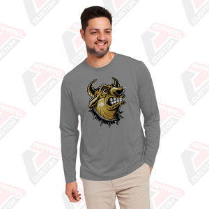 Heritage Men's Long Sleeve Cotton Jersey T-Shirt Eco-Friendly Summer Comfort Appliques Available Denim Batik Corduroy Styles - Product Image 2