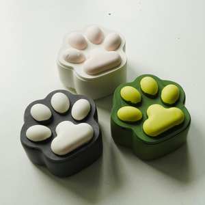 Custom Matte Ceramic Clay <b>Candle</b> Jar with Lid Terracotta <b>Candle</b> Container Wholesale - Ms. Tarina - Product Image 1