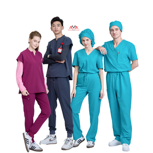 Shirt custom <b>scrub</b> Uniforms salon both doctors hospital stretch <b>scrubs</b> <b>tops</b> with logo medical blouse dental clinical - Product Image 6