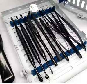 Alta calidad de acero inoxidable Manual reutilizable Clase I Micro instrumento de cirugía Oral Dental blanco plata Multi Plated Tunneling - Product Image 3