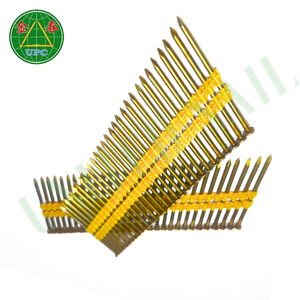 Clavos de marco de tira de acero galvanizado amarillo de 3,0mm x 76mm con vástago liso/espiral/anillo para enmarcar de la fábrica líder de Vietnam - Product Image 6