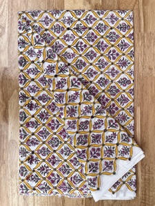 Mới Nhất Thiết Kế Cao Cấp Chất Lượng Tay Khối In Bông Vải Ấn Độ Chạy Bông Vải Làm Mới Thiết Kế Hoa In Vải - Product Image 5