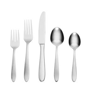 Ustensiles de cuisine ensemble de couverts en acier inoxydable entièrement en métal design argent outils de couverts finition brillante conception couverts ensemble de couverts - Product Image 3