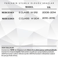 Rideau gris pour console centrale pour Mercedes Classe E W212, Classe C W204 (expédition depuis le fabricant turc) Code produit: OT2330