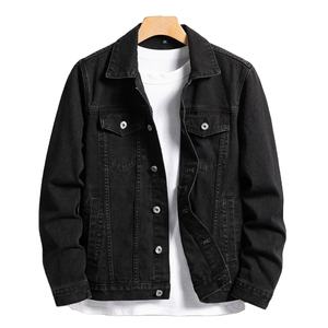 Chaqueta Vaquera Personalizada para Hombre, Chaqueta Casual de Algodón de Diseñador, Chaqueta Vaquera con Cierre de Cremallera para Hombre, Chaqueta Vaquera OEM 2026 - Product Image 1