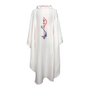 Bajo MOQ Clero Detalle elegante Adoración espiritual Poliéster Tela duradera Ligero Cómodo Casulla Batas - Product Image 3