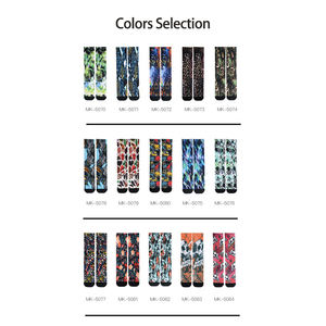 Calcetines lisos impresos en 3D con sublimación y logotipo personalizado, calcetines lisos con impresión digital, Diseña tu propio calcetín para hombres - Product Image 3