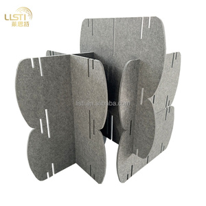 Divisor Decorativo Personalizable de Fieltro, Biombo Acústico Resistente para Privacidad en Oficinas, Restaurantes y Habitaciones - Product Image 1