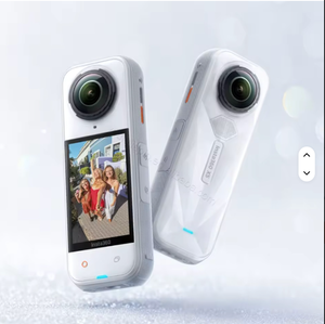 Caméra d'action 360° Insta360 X5 de qualité supérieure, de qualité industrielle, 8K, avec batterie de 3 heures, protection contre le vent intégrée, stabilisation, Triple A - Product Image 1