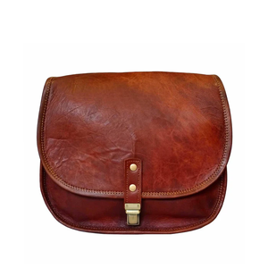 Vintage 7x9 pouces à la main en cuir Boho bandoulière sac à bandoulière femmes à la mode fermeture éclair sac à main portefeuille cartable chaînes perle - Product Image 5