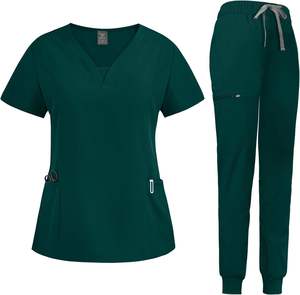 Ensembles d'uniformes de gommage confortables en coton et polyester, pantalons de jogging pour médecins, infirmières et hôpitaux médicaux, vente en gros - Product Image 3