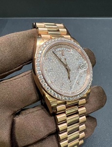 Reloj de pulsera de acero inoxidable de moda de lujo para hombre Iced VVS Moissanite Diamond Hip Hop Style Relojes mecánicos - Product Image 3