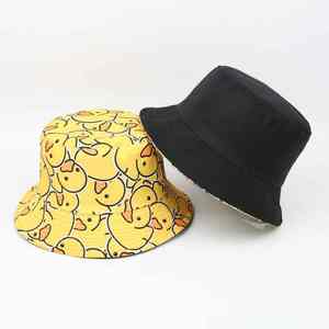 Chapeau de soleil de haute qualité pour l'extérieur, petit canard jaune imprimé, mode, dessin animé, protection solaire, chapeaux de soleil - Product Image 5